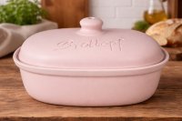 (Bild für) Brottopf 30 cm rosa
