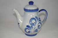 (Bild für) Kaffeekanne 1,5 Liter grau blau