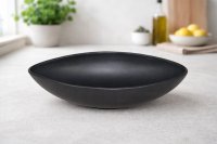 (Bild für) Schwarze schale oval 22cm