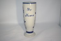 (Bild für) Weizenbierhumpen mit Text bemalt