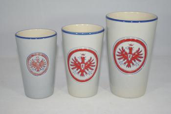 Eintracht Frankfurt Becher grau blau