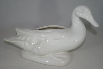 Ente weiss glänzend