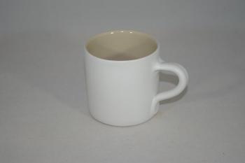 Bürotasse Neutral weiss matt