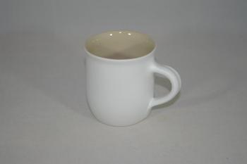 Kaffeebecher Neutral weiss matt