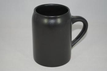 0,5 Liter Bierkrug schwarz matt