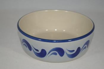 Hundenapf grau blau neutral klein