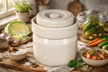 Fermentiertopf 2 5 liter steinzeug Sahara