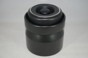 Rumtopf Gaertopf 2,5 Liter schwarz matt