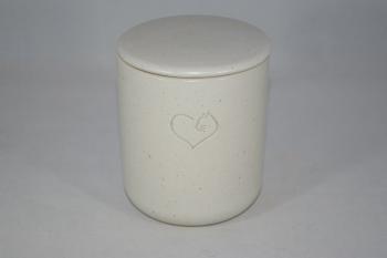 Katzen leckerli dose herz katze keramik sahara