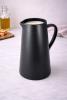 Bierkanne 2 Liter schwarz matt