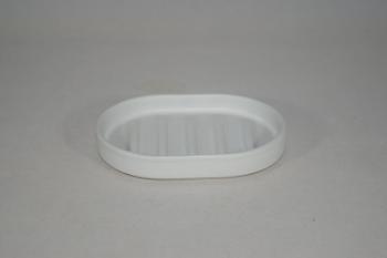 weisses Seifenschälchen aus Keramik