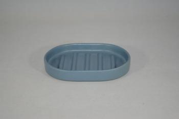 Seifenschälchen aus Keramik in Fjord Blau