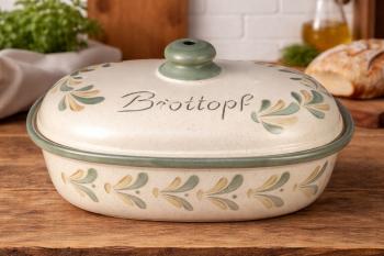 Brottopf 30 cm Schilf oval